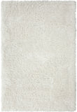 White Area Shag Rug 5x8