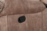 Dollum Sectional Sofa  in Two Tone Chocolate Velvet