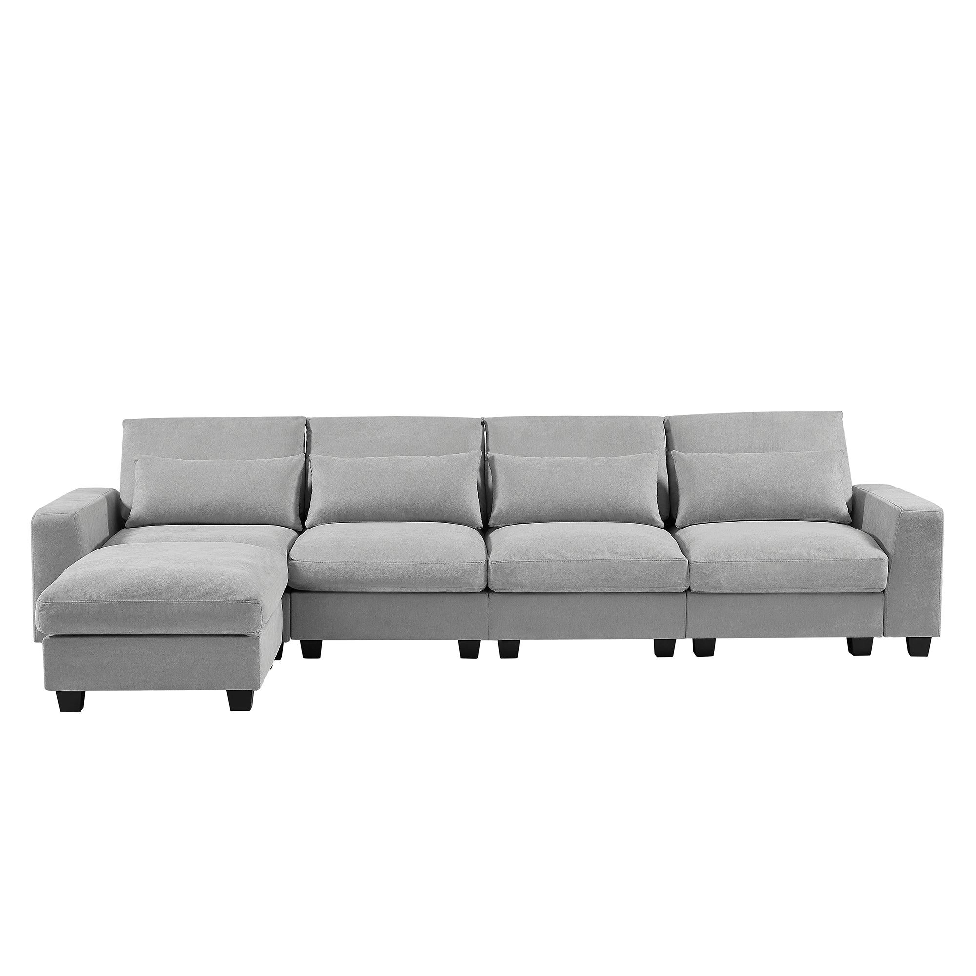 Modular Modern Feather Filled Sectional Sofa