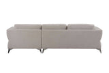 ACME Josiah Sectional Sofa, Sand Fabric (1Set/2Ctn) 55095