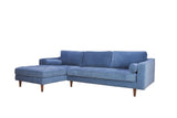 DENIM BLUE ANDERSON LAF SECTIONAL