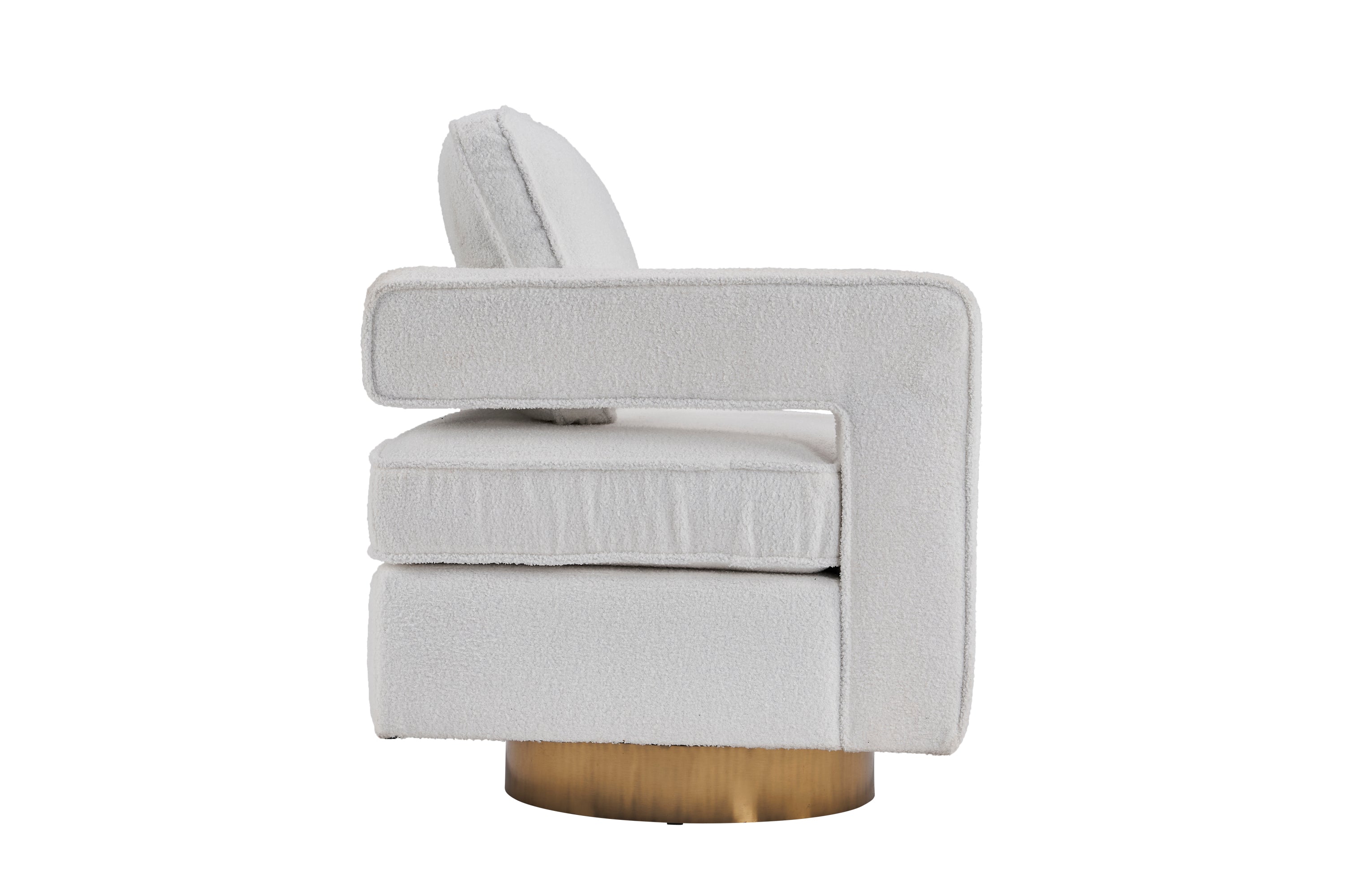 Swivel Barrel Chair for Living Room,360 Degree Swivel Club Modern Accent Single Sofa Chair, Small Leisure Arm Chair for Nursery, Hotel, Bedroom, Office