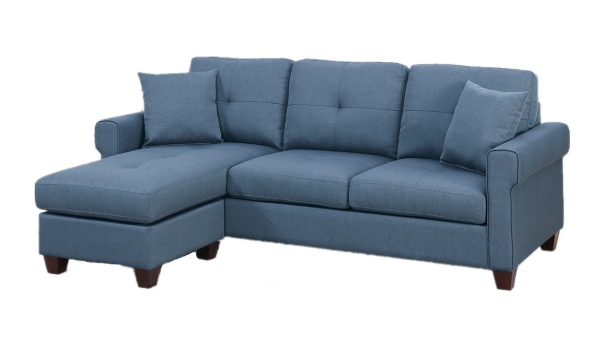 2PCS SECTIONAL in Blue