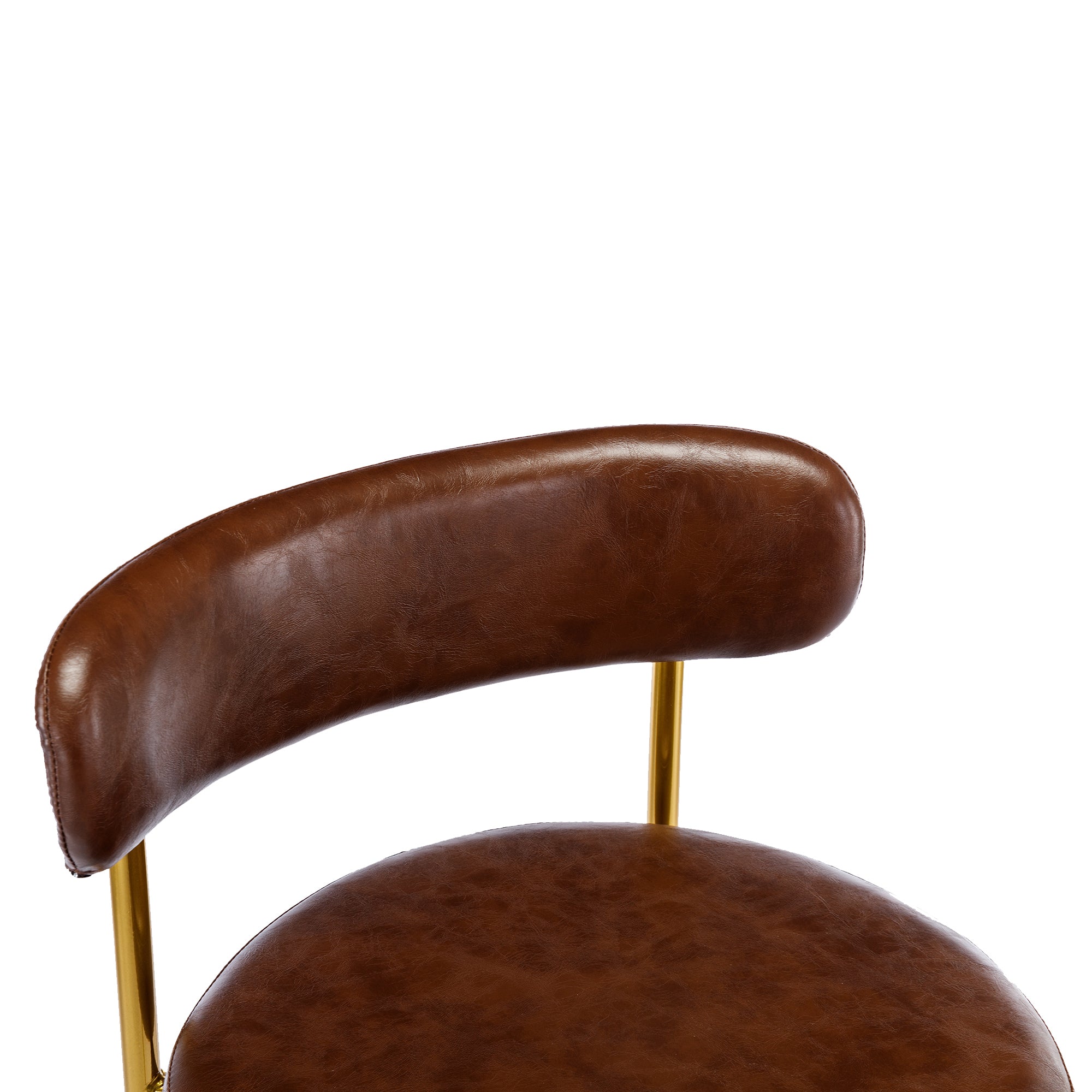 COOLMORE Bar Stools Industrial Pub Barstools with Back and Footrest, Modern Armless Bar Height Stool Chairs Set of 2