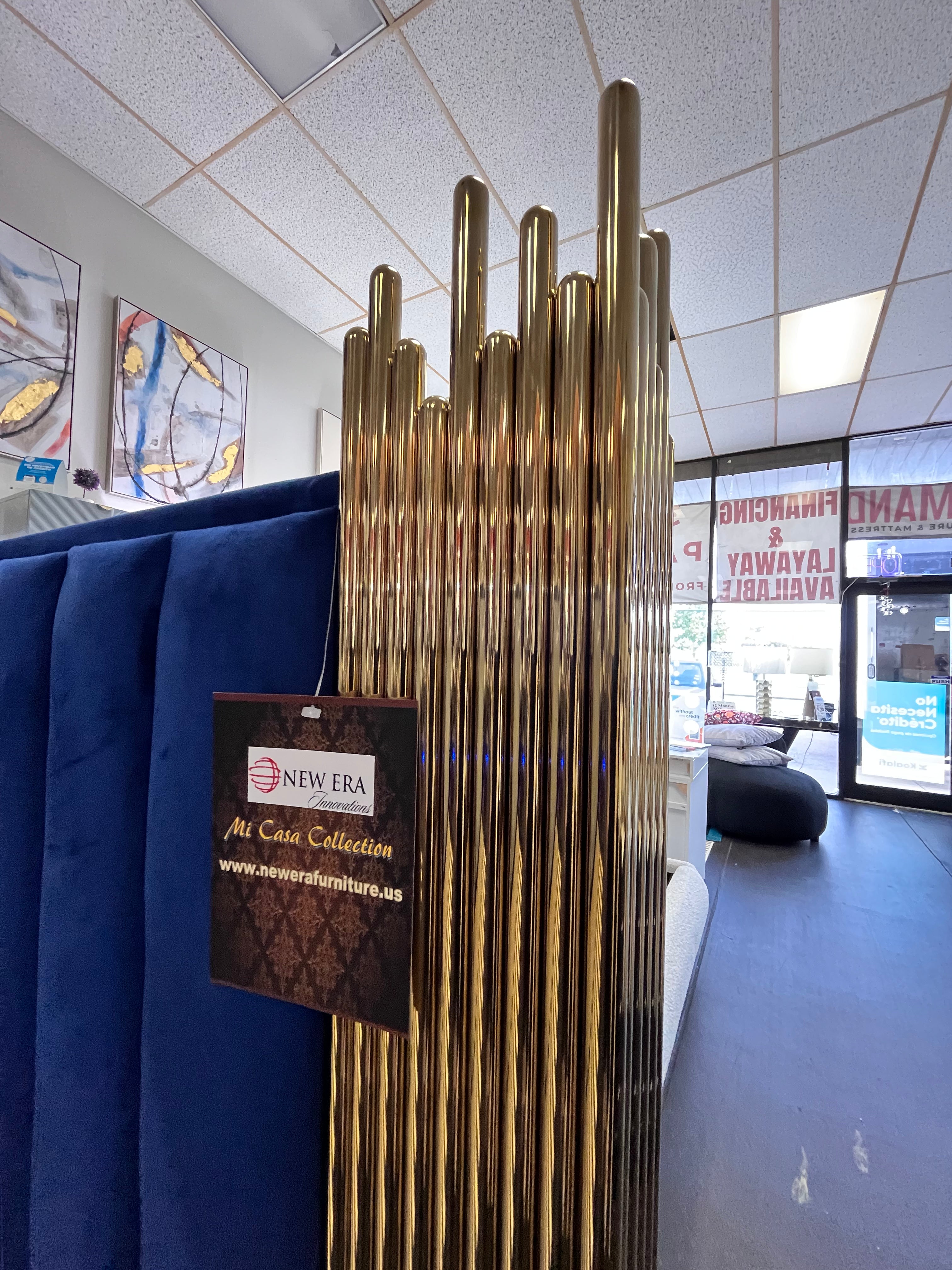 PASADENA BLUE & MUSTARD VELVET 2 ROOM PACKAGE