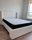 PORSHA BOUCLE BED & MATTRESS COMBO