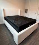 PORSHA BOUCLE BED & MATTRESS COMBO