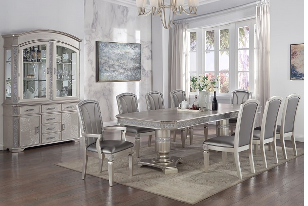 KLINA PEDASTAL 7PC DINING SET