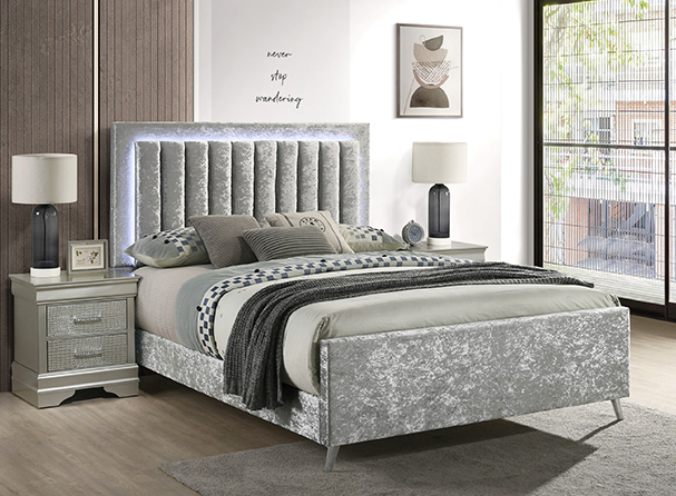 GLISTEN BED SILVER BED FRAME