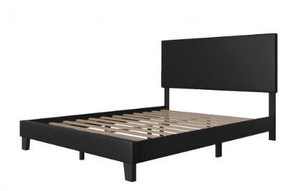 YATES BLACK PLATFORM BED