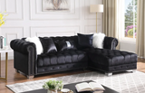 YAZ BLACK SECTIONAL