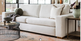 BARTON SAND BASKETWEAVE STAIN RESISTANT SOFA