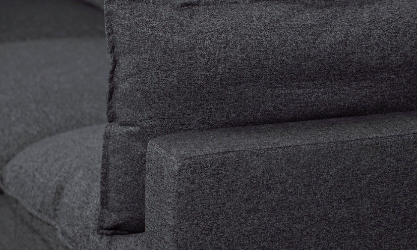 KOVA CHARCOAL FABRIC CLOUD MODULAR SECTIONAL (floor model)