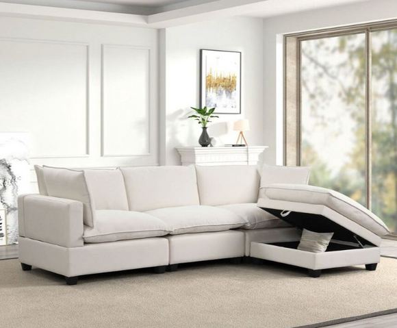 SAND LINEN CLOUD MODULAR SECTIONAL