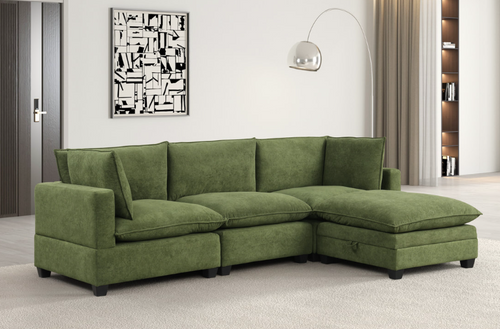 GREEN PERFORMANCE FABRIC CLOUD MODULAR SECTIONAL