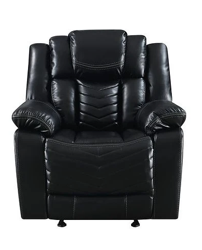 LUCKY CHARM BLACK 3PC RECLINING SET