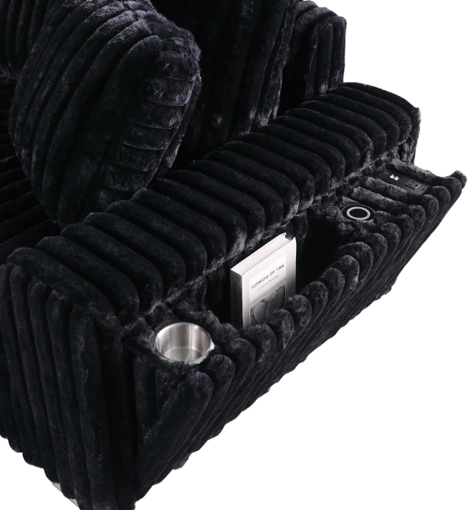 SMART SNUGGLE MODULAR CORDUROY 6PC SECTIONAL