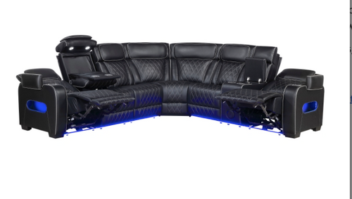FAIRWAY BLACK POWER RECLINING SECTIONAL