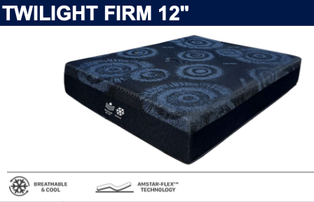 TWILIGHT (FIRM OR PLUSH) BLACK HYBRID COLLECTION