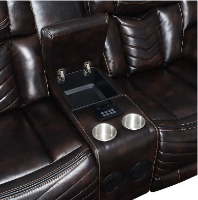 Lucky Charm Brown 3pc Reclining Set