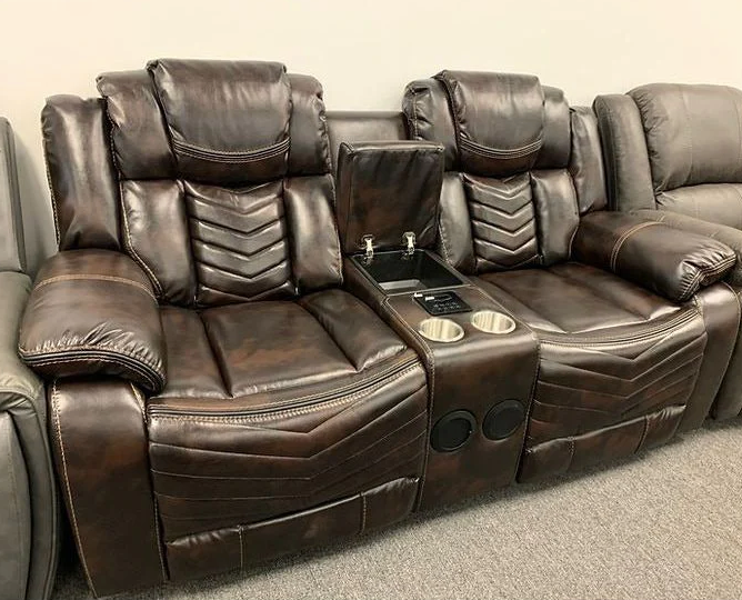Lucky Charm Brown 3pc Reclining Set