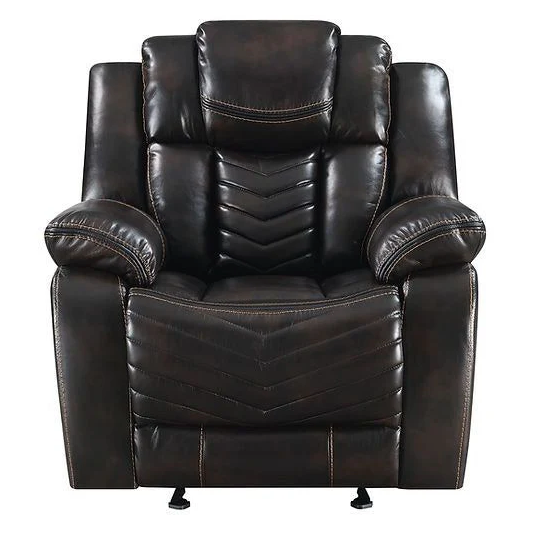Lucky Charm Brown 3pc Reclining Set