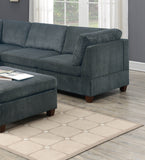 Grey Chenille Modular Sectional 6pc Set