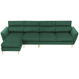 111 " Convertible Sectional Left/Right Handed Chaise