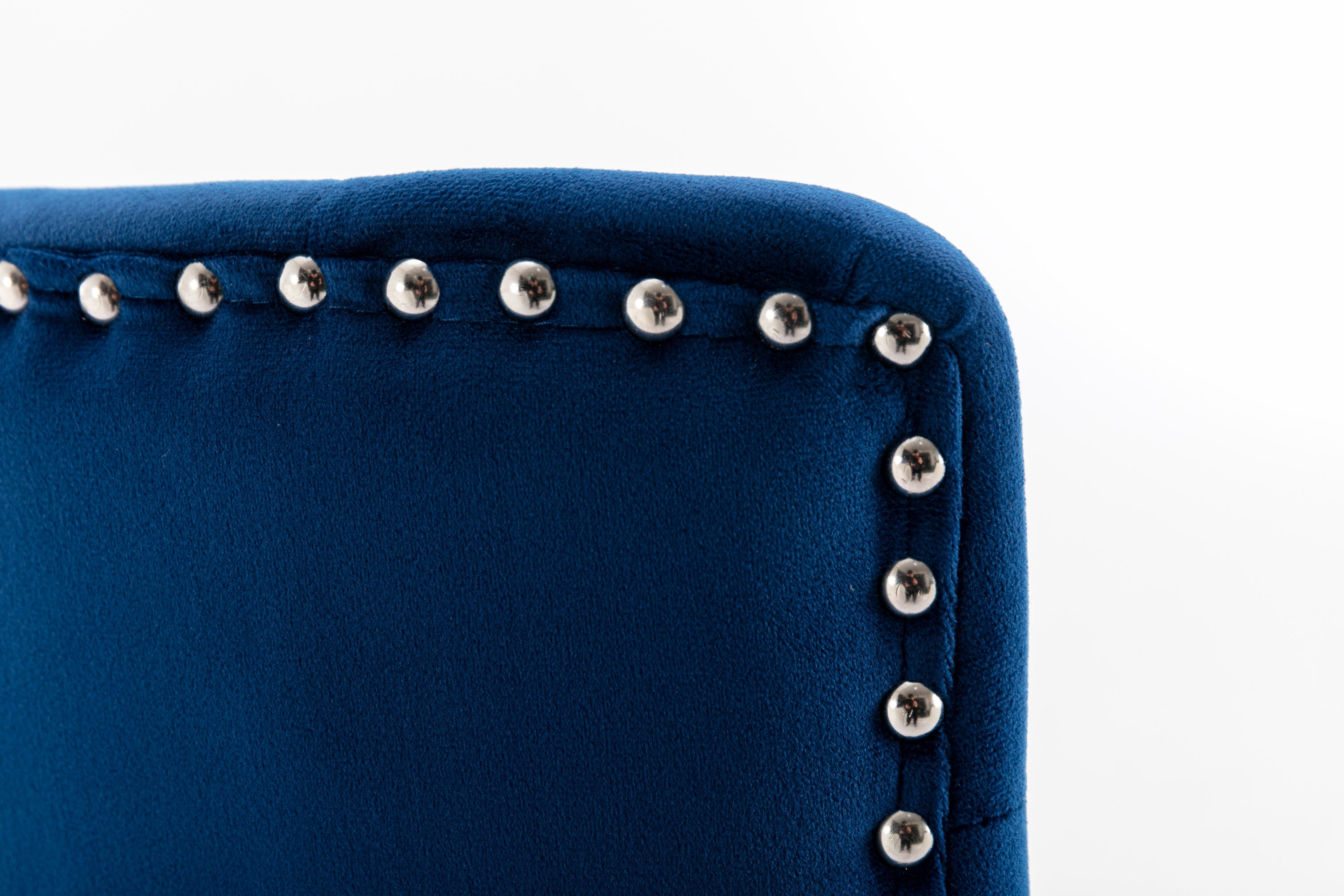 Swivel Velvet Barstools Adjusatble Seat Height , Modern Upholstered Bar Stools with Backs Comfortable Tufted for Home Pub and Kitchen Island（Dark Navy,Set of 2）