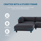 Modular Upholstery Convertible Sectional