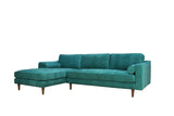 ANDERSON TURQUOISE LAF SECTIONAL