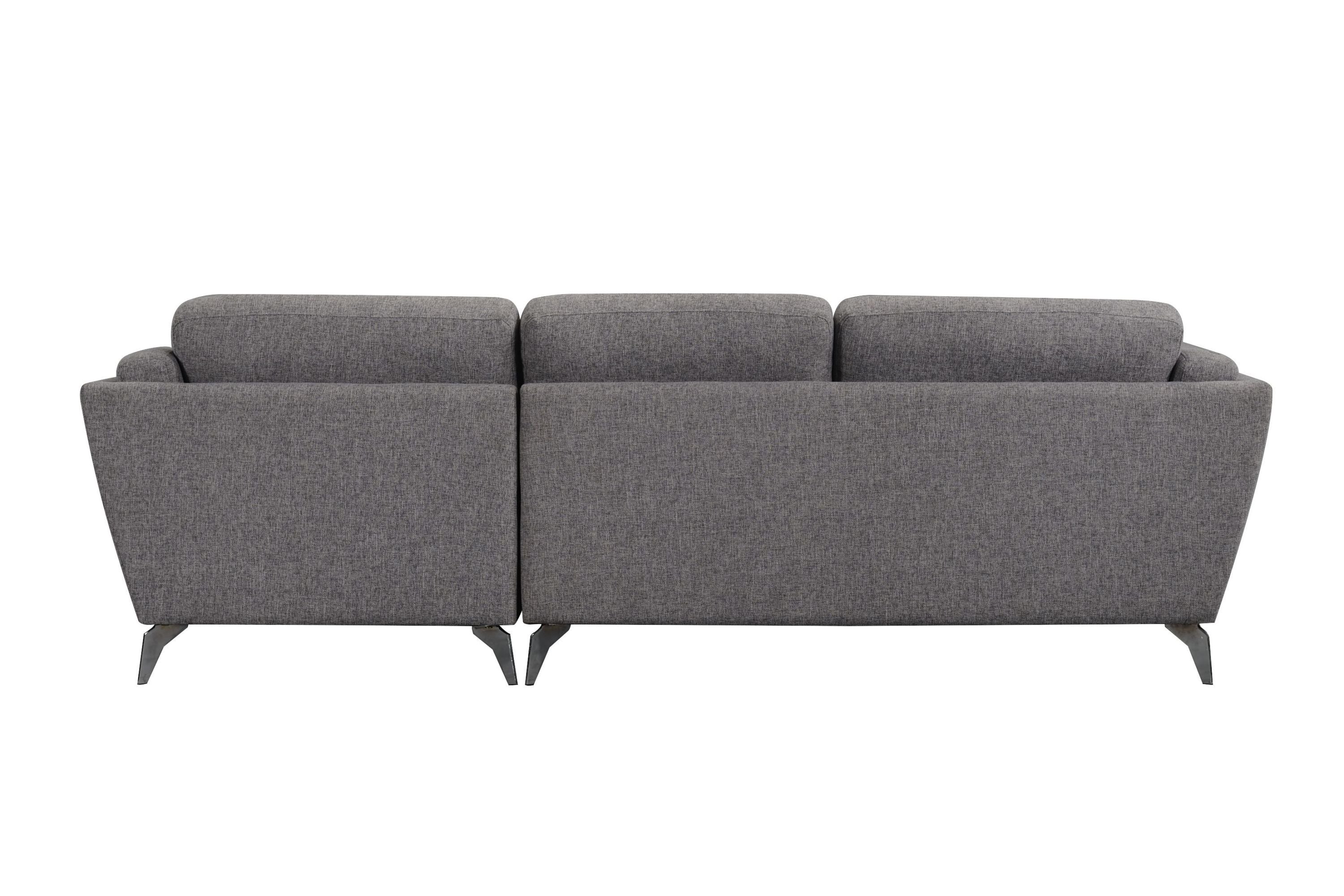 Beckett Sectional Sofa in Gray Fabric
