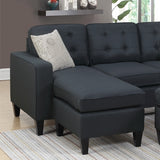 Black SECTIONAL SET