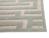 Maze Lt. Blue/Grey Area Rug 8x10