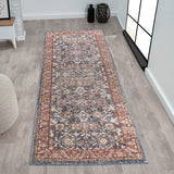 Persian Bordered Traditional Woven Area Rug