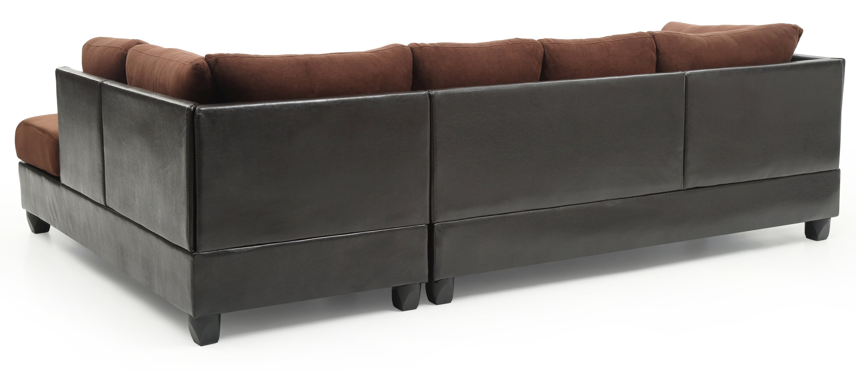Glory Furniture Pounder G290B-SC Sectional , CHOCOLATE