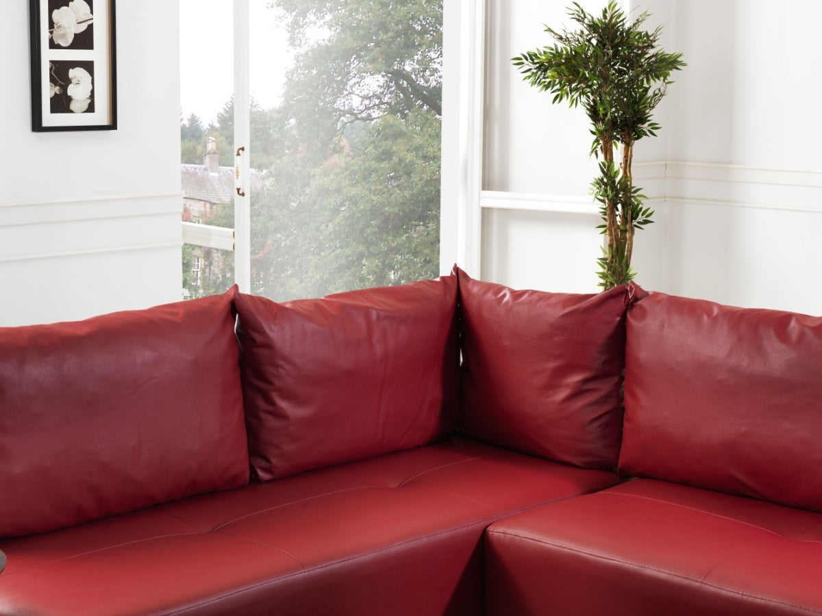 Inferno Metal Frame PU Upholstered Sectional