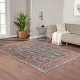 Persian Bordered Traditional Woven Area Rug