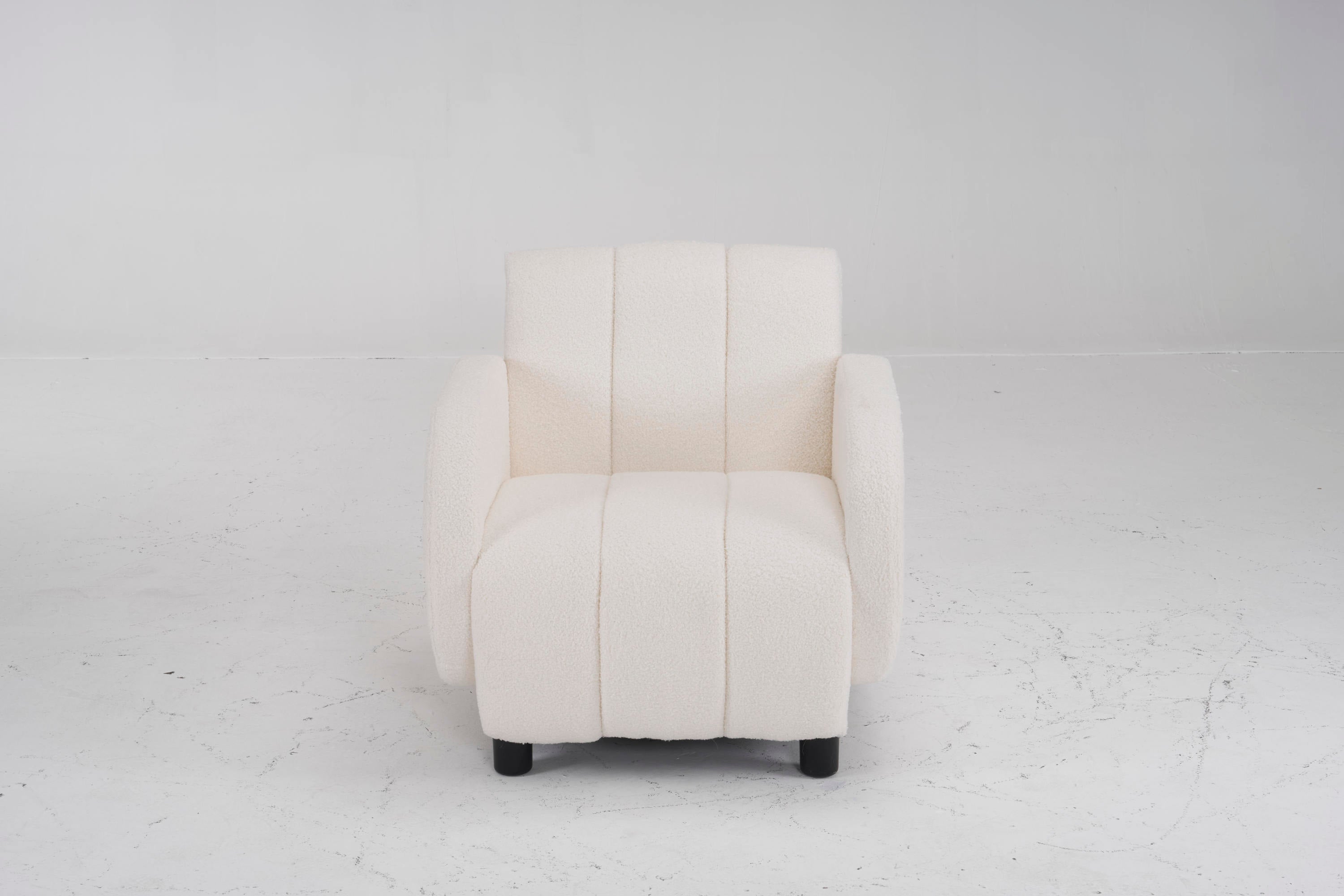 Modern Fabric Upholstered Armchair with Upholstered Reading Chair, Single Sofa, Living Room, Bedroom, Bed, Office Lounge Club Chair, Teddy Velvet