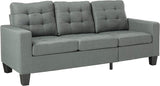 Earsom Sectional Sofa in Gray Linen