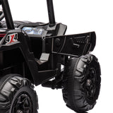 24V Ride On XXL UTV car for kid,2seater with two safety belts, Side by Side 4x4 Ride on Off-Road Truck with Parent Remote Control, Battery Powered Electric Car w/High Low Speed, two safety belts.