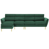 111 " Convertible Sectional Left/Right Handed Chaise