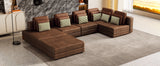 112.7" Modular Sectional w/ ottoman