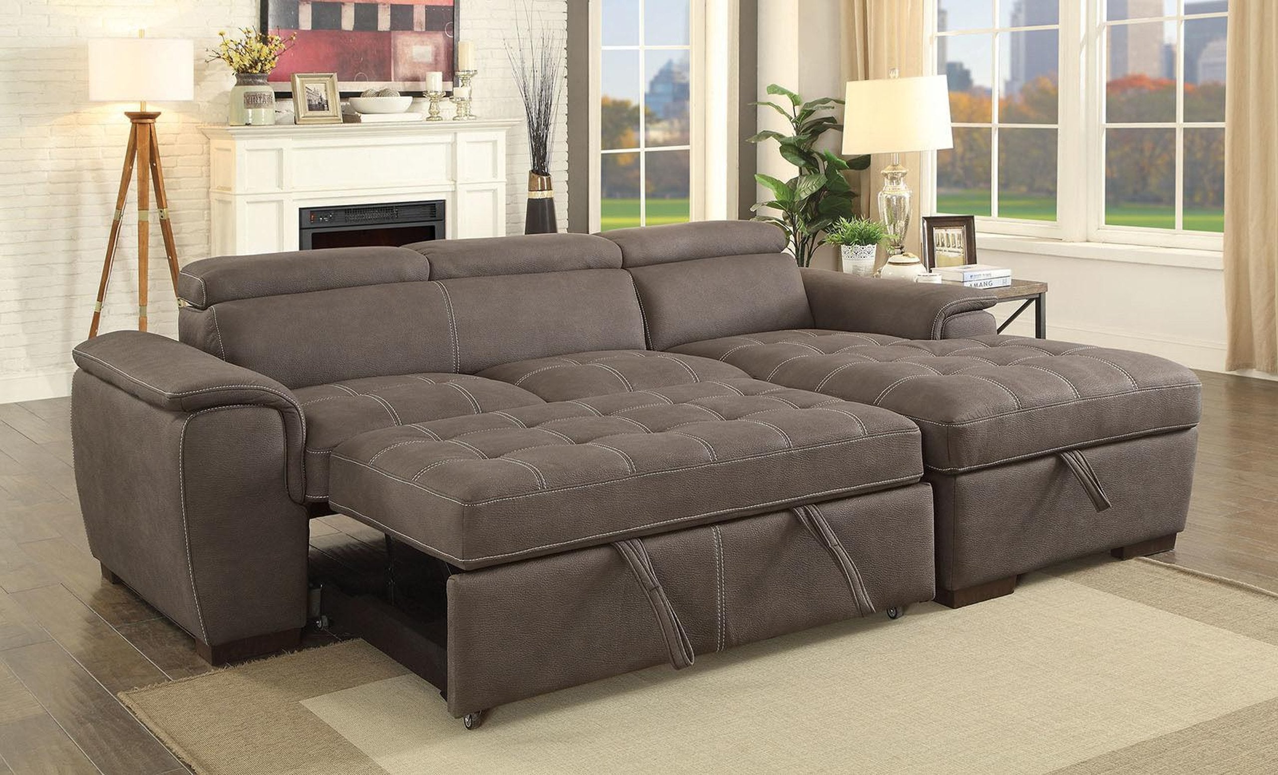 Ash Brown Sectional