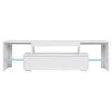 LED TV stand modern TV stand with storage Entertainment Center with drawer TV cabinet for Up to 75 inch for Gaming Living Room Bedroom