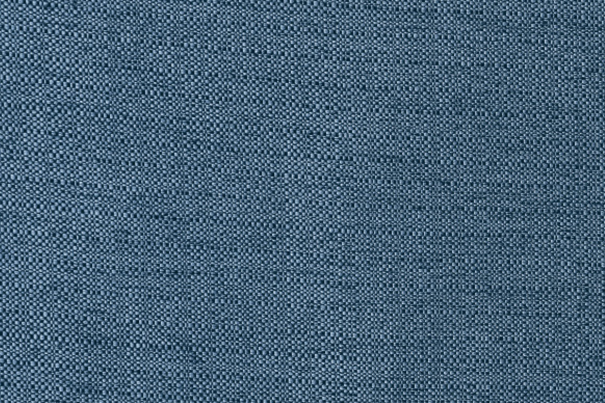 Glossy Blue Reversible Sectional Chaise