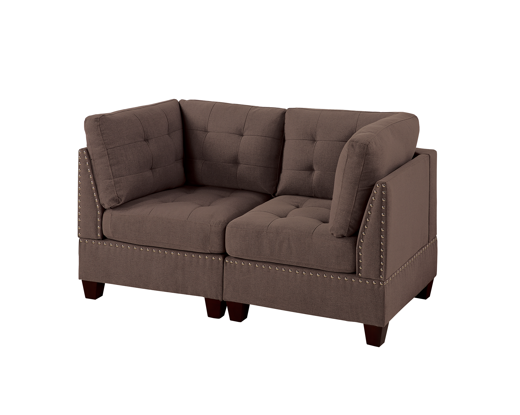 2PC in Black Coffee MODULAR SET