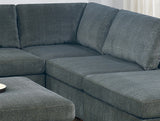 Grey Chenille Modular Sectional 6pc Set