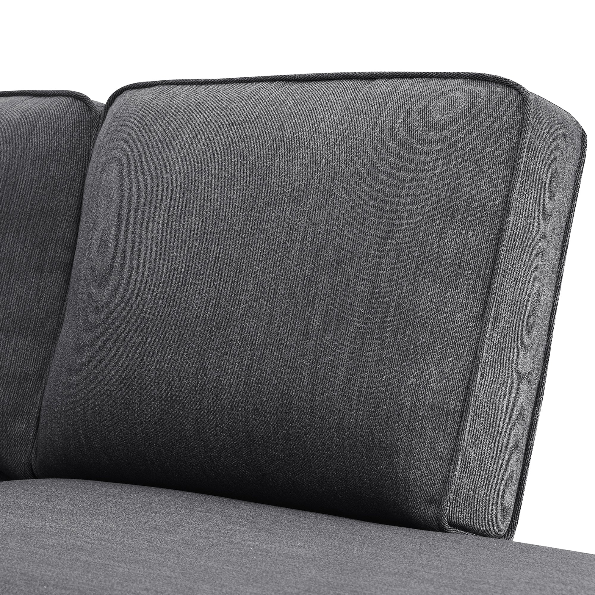 [VIDEO provided] [New] 104.3*78.7" Modern L-shaped Sectional Sofa,7-seat Linen Fabric Couch Set with Chaise Lounge and Convertible Ottoman for Living Room,Apartment,Office,3 Colors