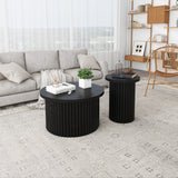 Coffee Table Set of 2 ,Round Coffee Table,Modern Side Tables Accent End Table for Living Room ,Apartment